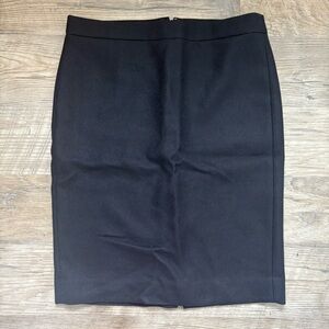 (3/$25) J. Crew Classic Black No. 2 Pencil Skirt Size M